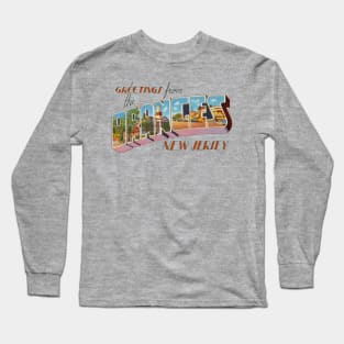 Greetings from Oranges New Jersey Long Sleeve T-Shirt